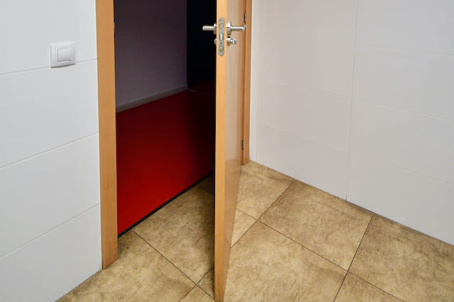 Puerta del aseo PMR