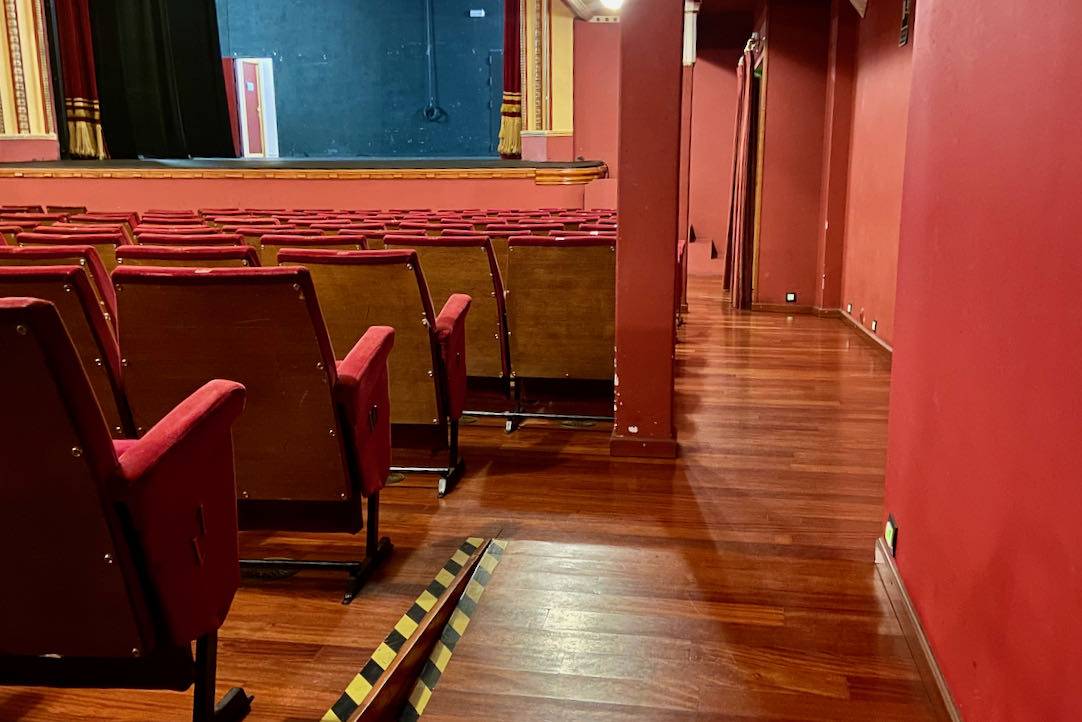 Espacio para PMR en silla de ruedas. Fila 9 Butaca 20
