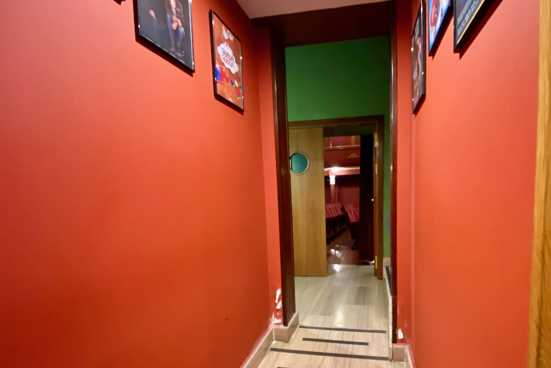 Acceso a la sala desde el aseo