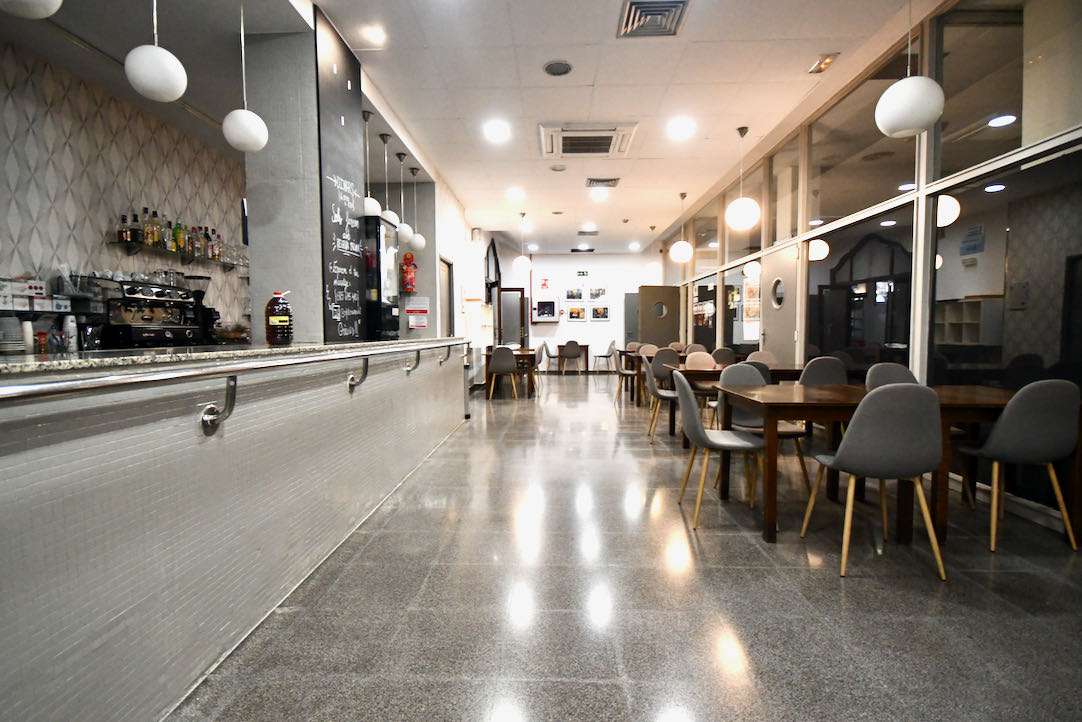 Barra de la cafetería