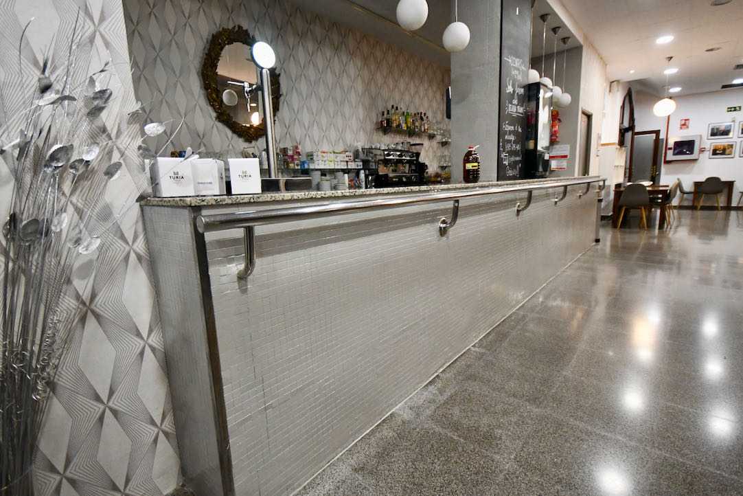 Barra de la cafetería