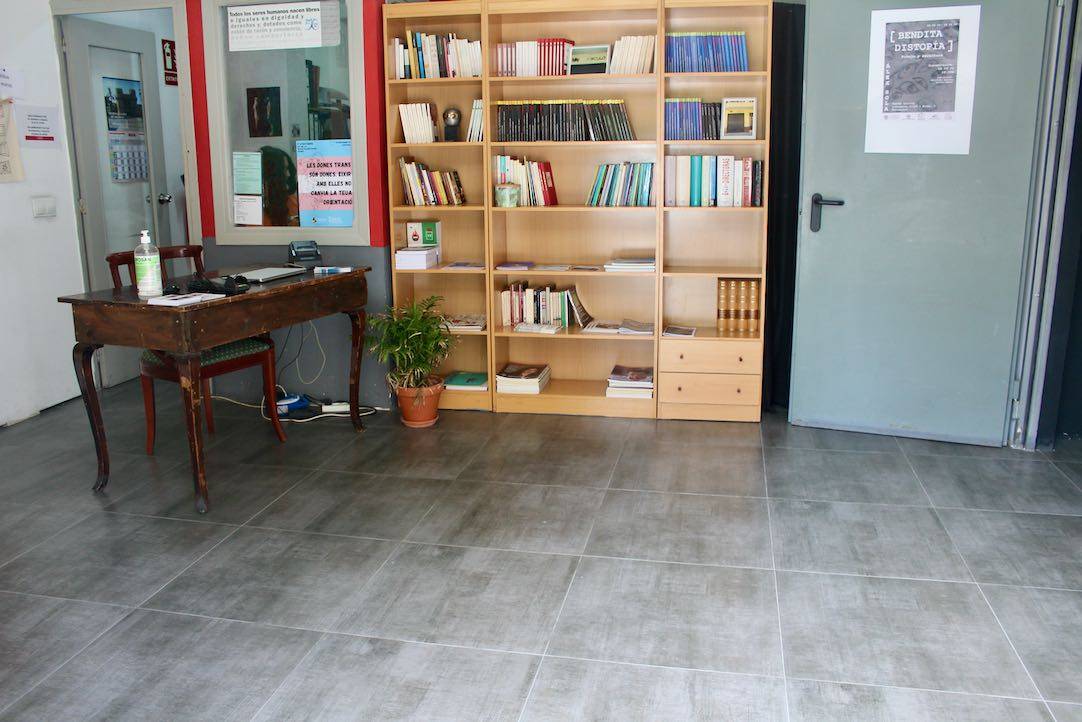 Mesa de recepción y taquilla
