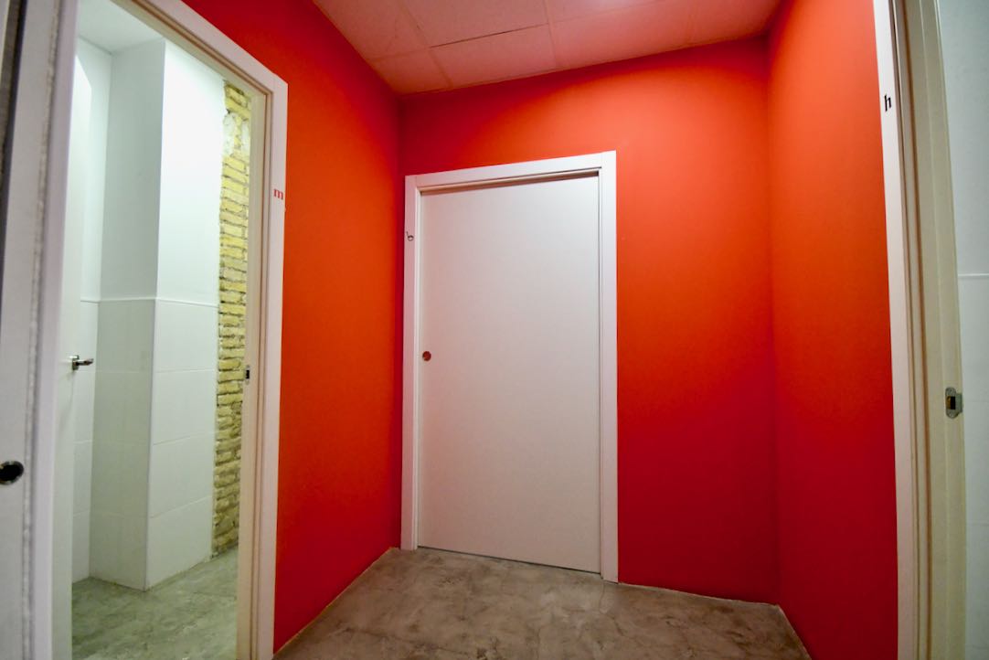 Puerta del aseo para PMR