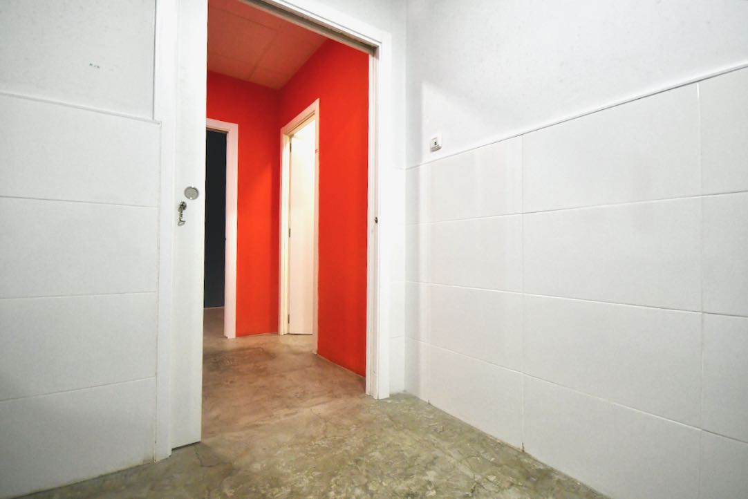 Puerta del aseo para PMR desde el interior