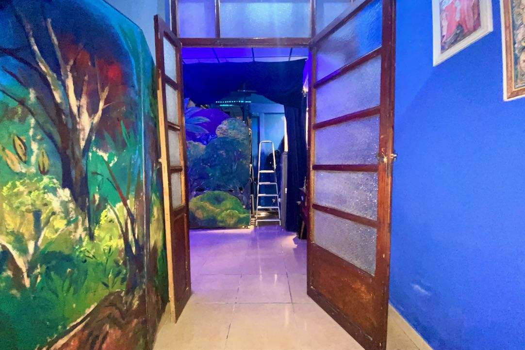 Puerta de acceso a la sala