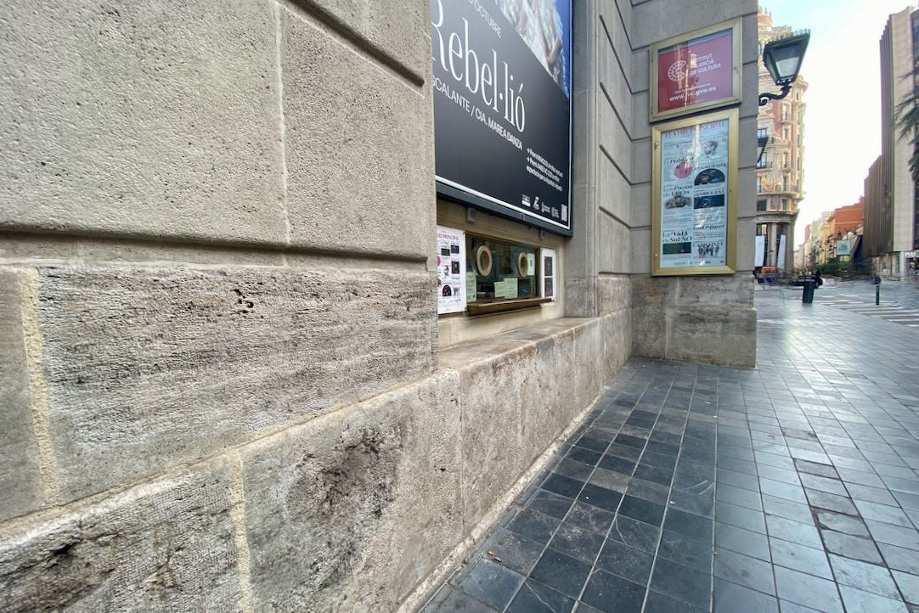 Taquilla del Teatre Principal. Ventanilla