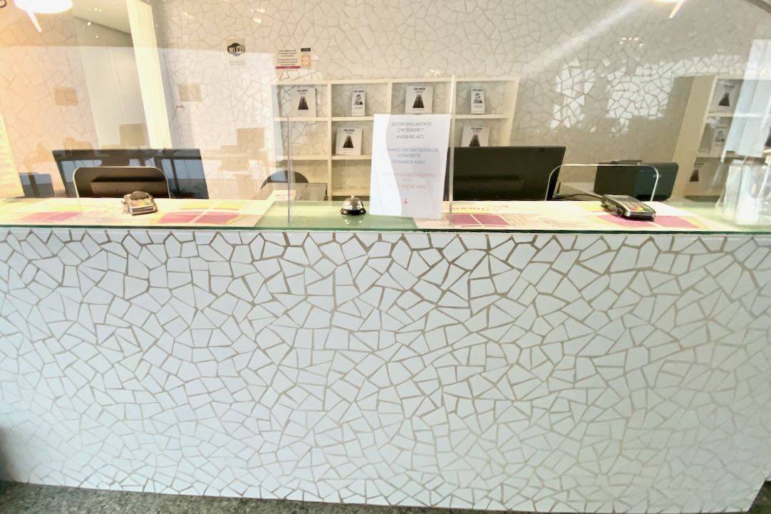 Detalle del Mostrador de las Taquillas