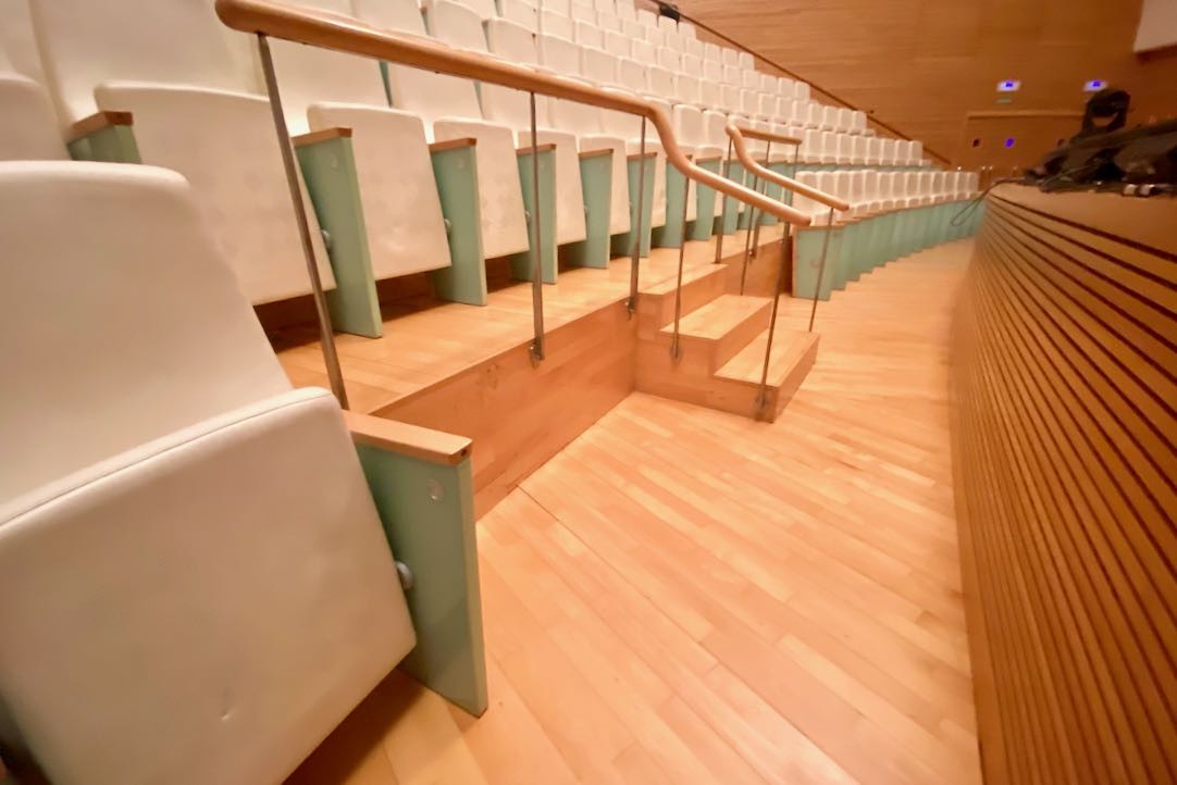 Espacios para PMR en silla de ruedas. Localidades pares