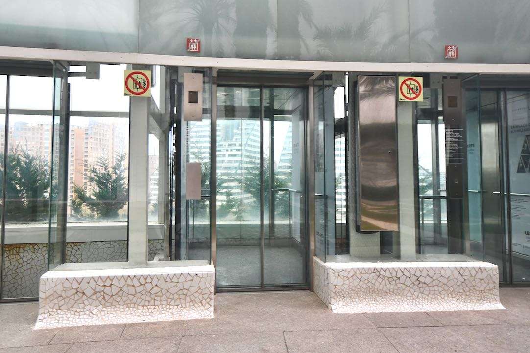 Acceso a los ascensores en Planta 11