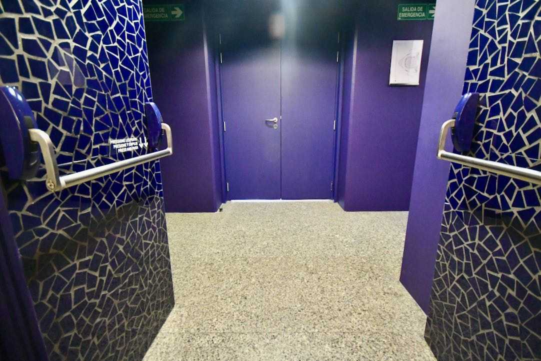 Acceso a Platea Alta desde Pasillo Exterior (puertas centrales)