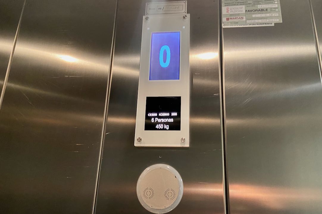Señalización visual en cabina