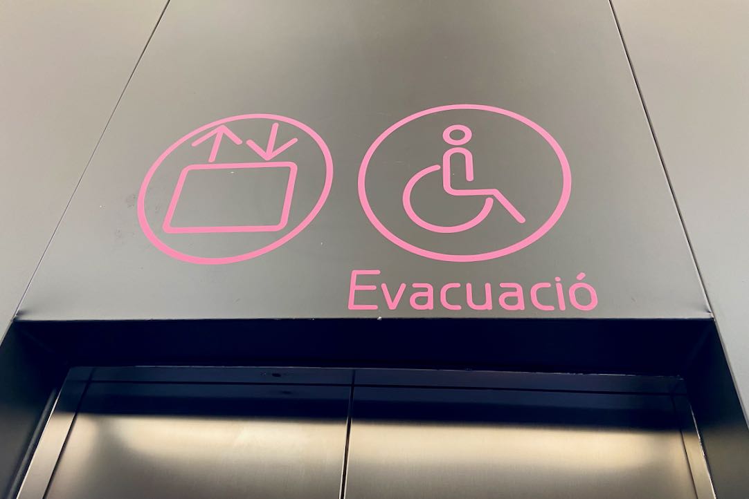 Acceso en planta. Vestíbulo
