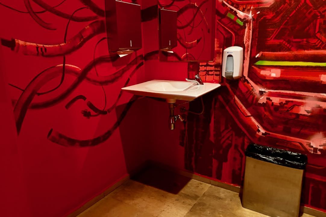 Aseo accesible Planta baja. Lavabo