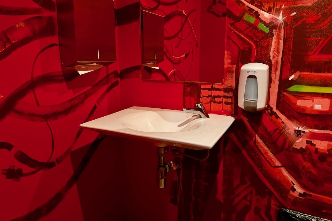 Aseo accesible Planta baja. Lavabo