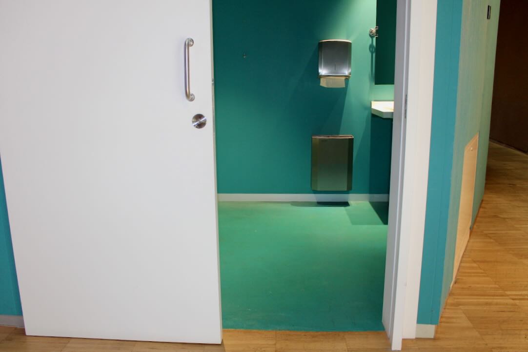 Aseo accesible. Puerta 