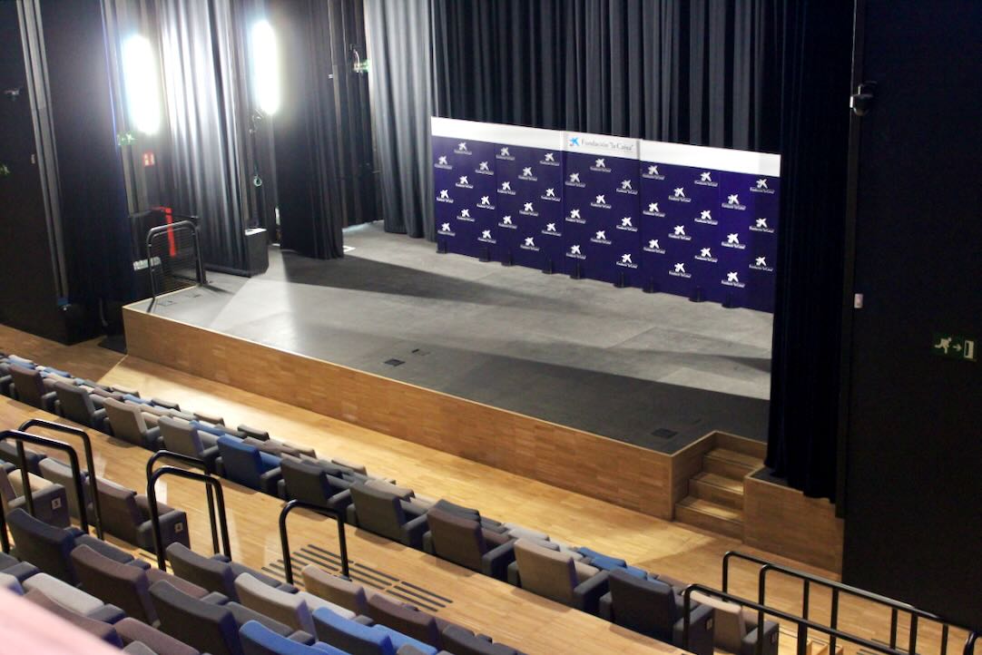 Vista del escenario desde las localidades para las PMR. Zona Par