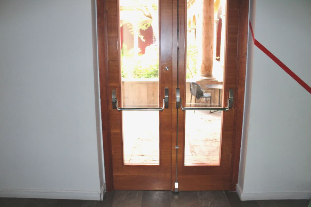 Espai de Telles. Puerta de acceso (vista desde el interior)