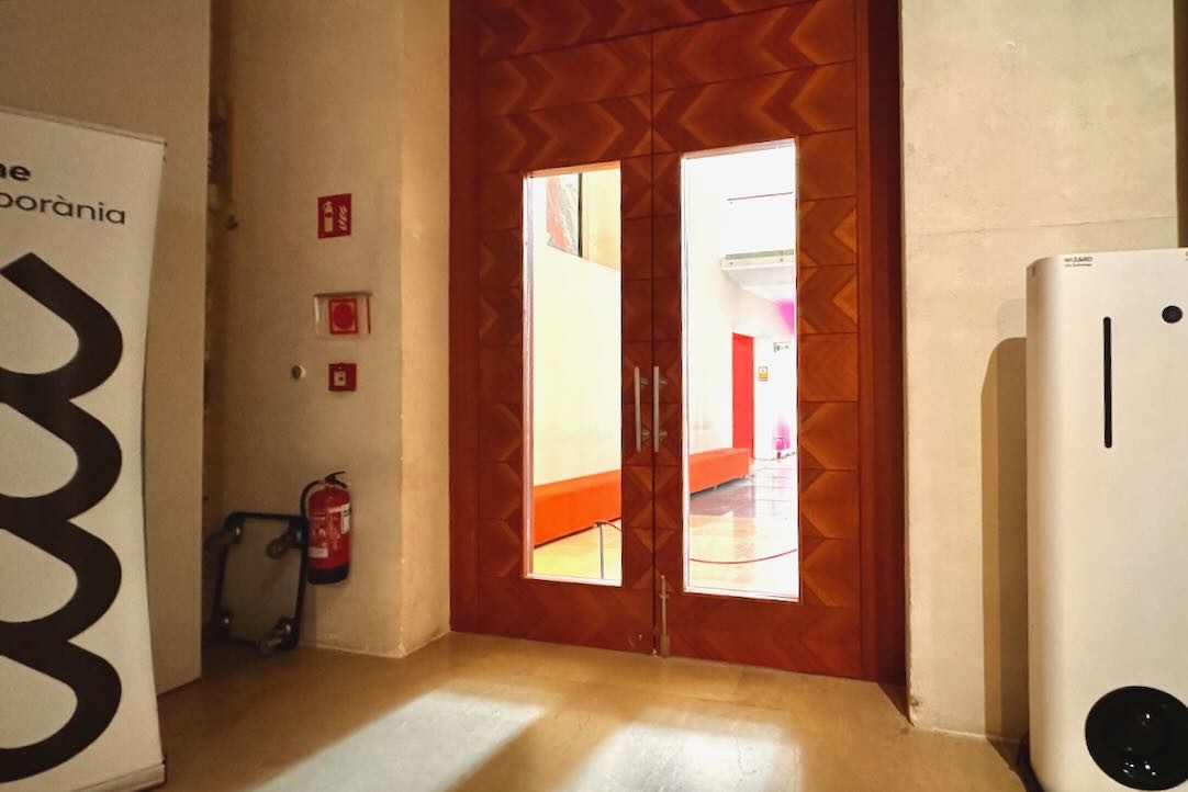 Puerta de acceso principal. Vista desde el interior