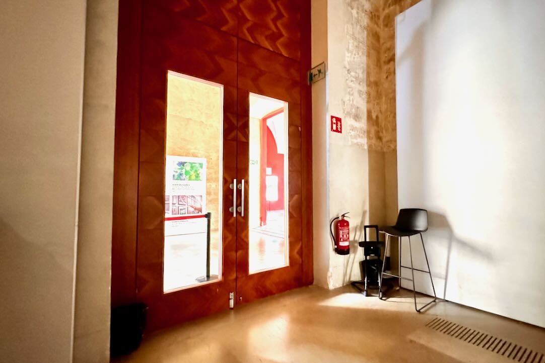 Puerta de acceso principal. Vista desde el interior