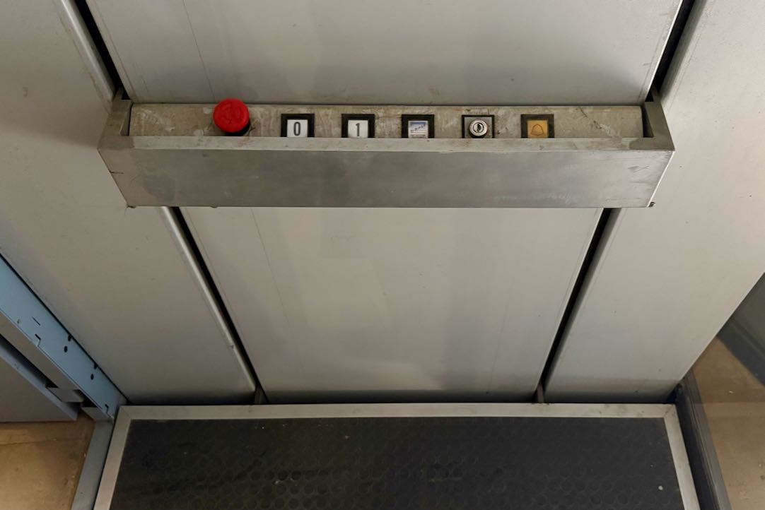 Botonera del elevador