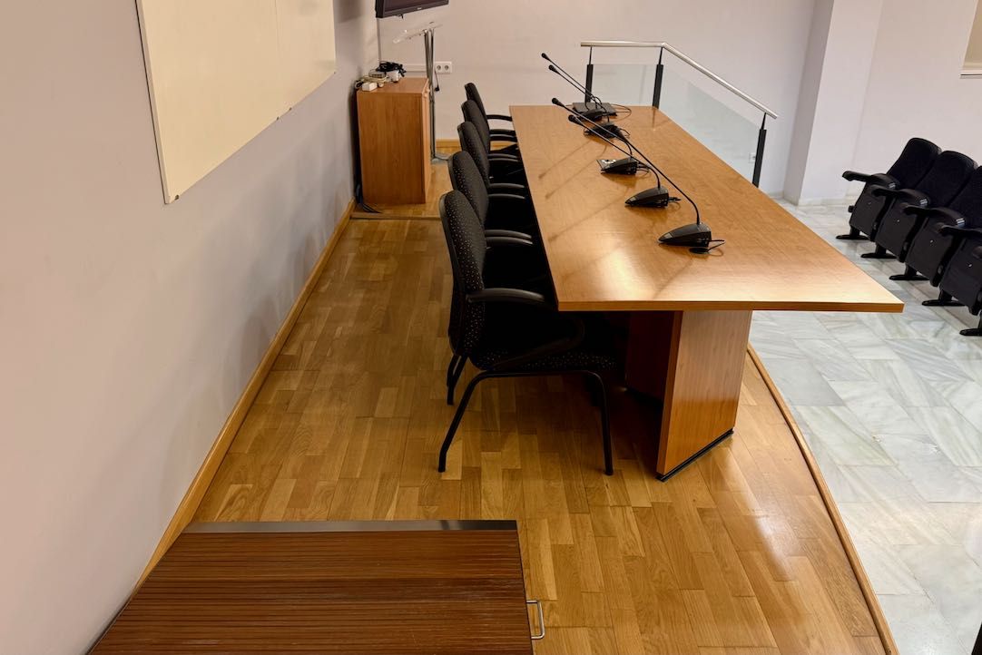 Salón de actos, escenario