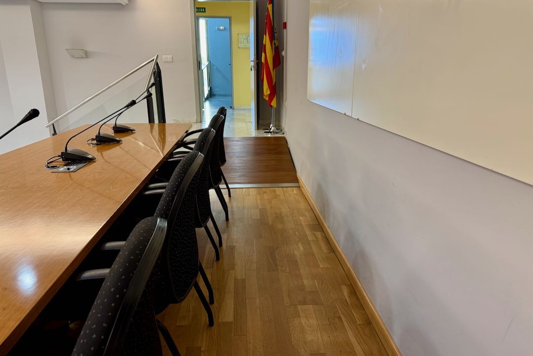 Salón de actos, escenario
