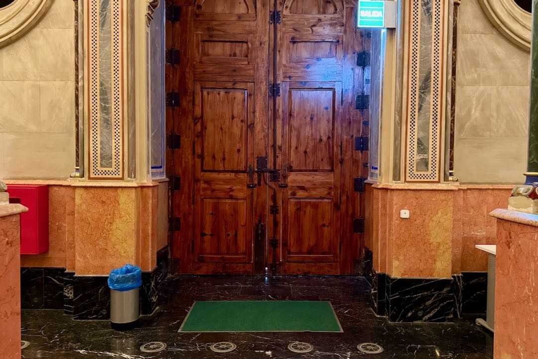 Puerta no accesible