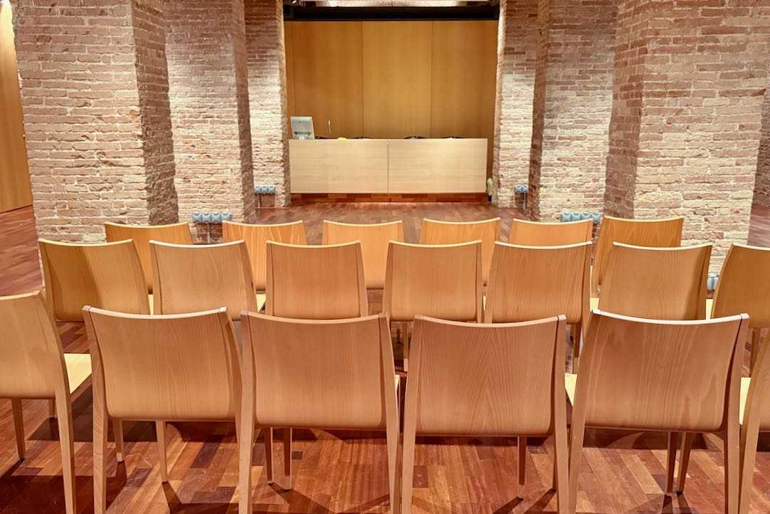 Visibilidad desde zona frontal del escenario