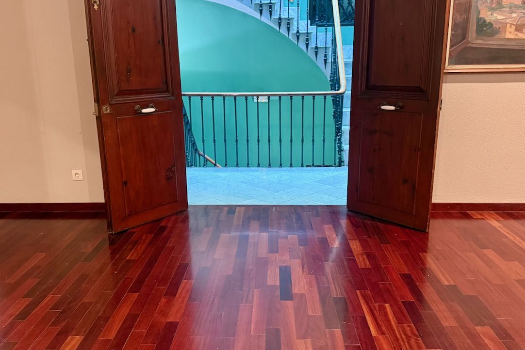 Acceso a la escalera desde la sala