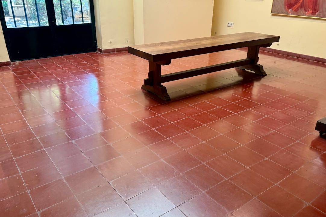Pabellón de pintura, planta baja, movilidad interior