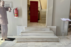 Escalera del museo